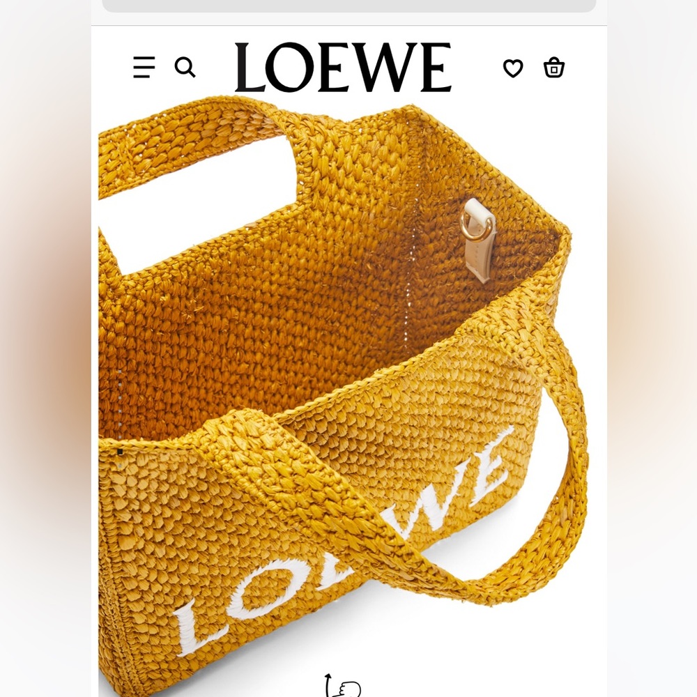 Loewe Yellow Tote Bag